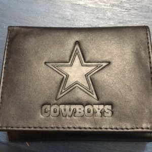 NFL Dallas Cowboys Leather Trifold Wallet